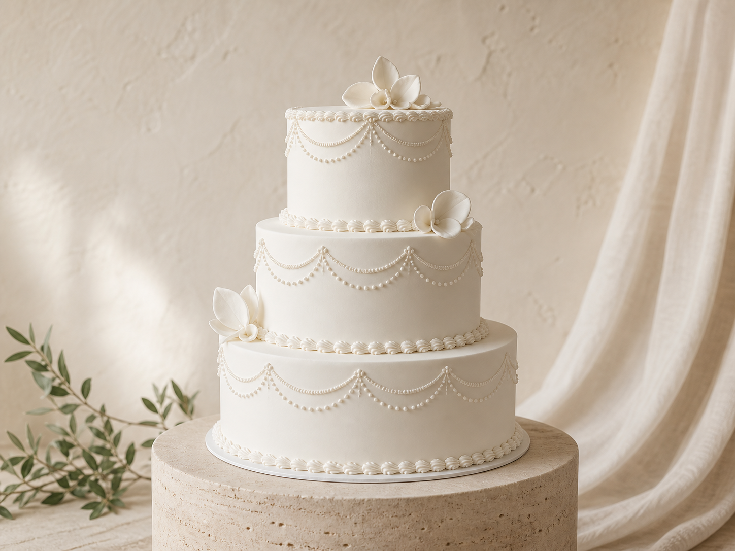 3-Tier Classic White